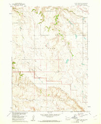 Download a high-resolution, GPS-compatible USGS topo map for Quinn Table NE, SD (1961 edition)