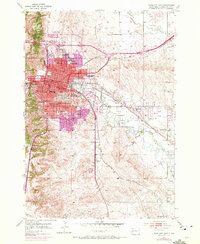Download a high-resolution, GPS-compatible USGS topo map for Rapid City East, SD (1972 edition)
