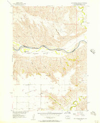 Download a high-resolution, GPS-compatible USGS topo map for Rattlesnake Lake SE, SD (1956 edition)