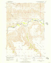 Download a high-resolution, GPS-compatible USGS topo map for Rattlesnake Lake SW, SD (1956 edition)