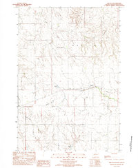 Download a high-resolution, GPS-compatible USGS topo map for Red Elm, SD (1983 edition)