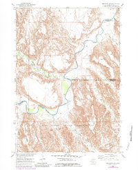preview thumbnail of historical topo map of Custer County, SD in 1951