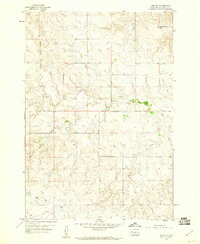 preview thumbnail of historical topo map of Meade County, SD in 1959