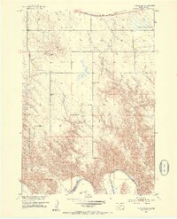 1952 Map of Reliance SW, 1954 Print