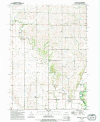 Download a high-resolution, GPS-compatible USGS topo map for Richland, SD (1995 edition)