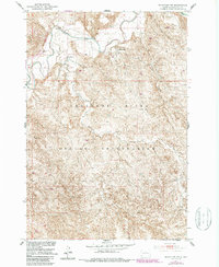 preview thumbnail of historical topo map of Dewey County, SD in 1951