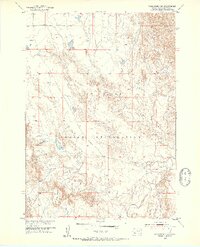 1951 Map of Rockyford NW, 1953 Print