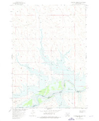 Download a high-resolution, GPS-compatible USGS topo map for Rousseau Creek SW, SD (1976 edition)