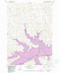 Download a high-resolution, GPS-compatible USGS topo map for Rousseau Creek SW, SD (1987 edition)