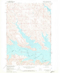 Download a high-resolution, GPS-compatible USGS topo map for Rousseau Creek, SD (1972 edition)