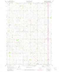 Download a high-resolution, GPS-compatible USGS topo map for Rutland SE, SD (1982 edition)