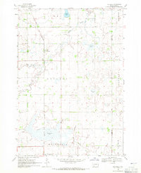 Download a high-resolution, GPS-compatible USGS topo map for Rutland, SD (1971 edition)