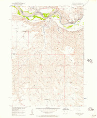 Download a high-resolution, GPS-compatible USGS topo map for Sansarc NE, SD (1957 edition)