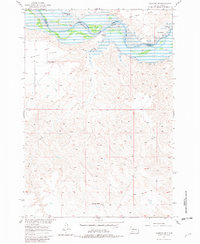 preview thumbnail of historical topo map of Stanley County, SD in 1956
