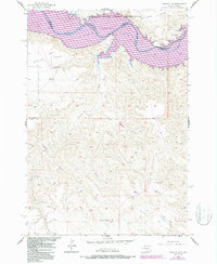 Download a high-resolution, GPS-compatible USGS topo map for Sansarc NE, SD (1987 edition)