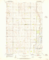 preview thumbnail of historical topo map of Brown County, SD in 1953
