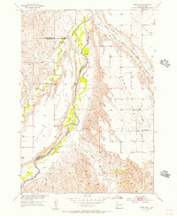 Download a high-resolution, GPS-compatible USGS topo map for Scenic SW, SD (1956 edition)