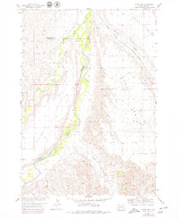 Download a high-resolution, GPS-compatible USGS topo map for Scenic SW, SD (1979 edition)