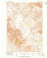Download a high-resolution, GPS-compatible USGS topo map for Sharps Corner, SD (1953 edition)