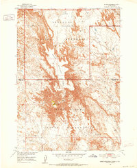 Download a high-resolution, GPS-compatible USGS topo map for Sheep Mountain Table, SD (1952 edition)