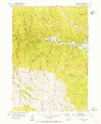 Download a high-resolution, GPS-compatible USGS topo map for Silver City, SD (1955 edition)