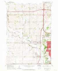 Download a high-resolution, GPS-compatible USGS topo map for Sioux Falls West, SD (1964 edition)