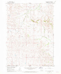 preview thumbnail of historical topo map of Oglala Lakota County, SD in 1967