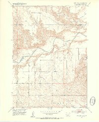 1951 Map of Smithwick NW, 1953 Print