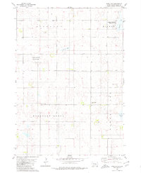 preview thumbnail of historical topo map of Brule County, SD in 1980