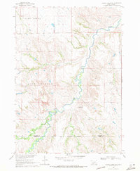preview thumbnail of historical topo map of Mellette County, SD in 1969