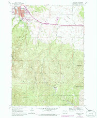 preview thumbnail of historical topo map of Spearfish, SD in 1961