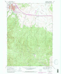preview thumbnail of historical topo map of Spearfish, SD in 1961
