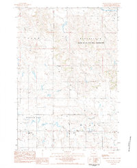 Download a high-resolution, GPS-compatible USGS topo map for Square Top Butte, SD (1984 edition)