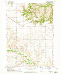 Download a high-resolution, GPS-compatible USGS topo map for St Charles, SD (1965 edition)