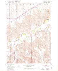 preview thumbnail of historical topo map of Jackson County, SD in 1951