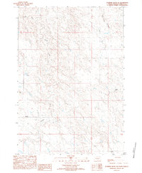 Download a high-resolution, GPS-compatible USGS topo map for Standing Butte SW, SD (1983 edition)