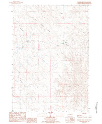 Download a high-resolution, GPS-compatible USGS topo map for Standing Butte, SD (1983 edition)