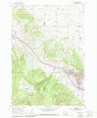 preview thumbnail of historical topo map of Sturgis, SD in 1954