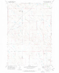 preview thumbnail of historical topo map of Meade County, SD in 1977