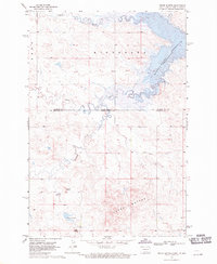 Download a high-resolution, GPS-compatible USGS topo map for Tepee Buttes, SD (1971 edition)