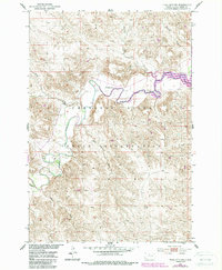 Download a high-resolution, GPS-compatible USGS topo map for Trail City SW, SD (1987 edition)