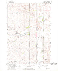 Download a high-resolution, GPS-compatible USGS topo map for Tulare NW, SD (1968 edition)
