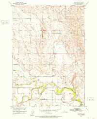Download a high-resolution, GPS-compatible USGS topo map for Vale NE, SD (1953 edition)