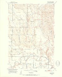 1951 Map of Vale NE, 1953 Print