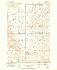 1951 Map of Vale, SD, 1953 Print
