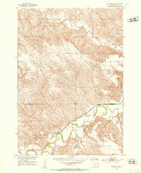 Download a high-resolution, GPS-compatible USGS topo map for Van Metre, SD (1953 edition)