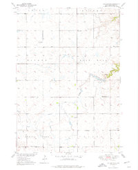 1949 Map of Hand County, SD, 1976 Print