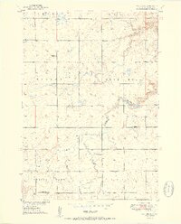 1951 Map of Vayland SE