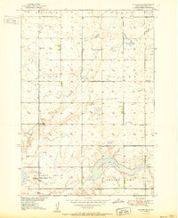 Download a high-resolution, GPS-compatible USGS topo map for Vayland SW, SD (1951 edition)