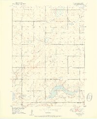 1951 Map of Vayland SW